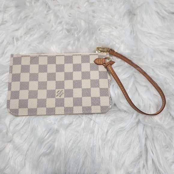 Authentic Louis Vuitton Damier Azur Pouchette PM - Picture 1 of 15